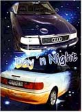 Airbrush-Design Day-Night auf Audi Cabrio