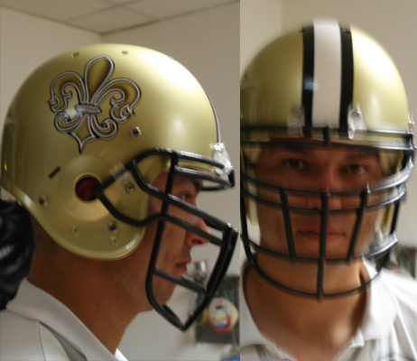 Airbrush Footbalhel fleur de lis