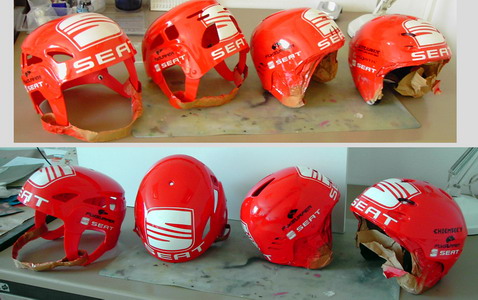 Airbrushhelm SEAT