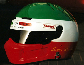 Airbrush helm Airbrush Design auf HelmAirbrush Motorrad renn-helm racing italien flagge  