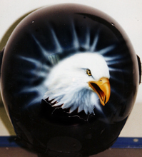 airbrush helem adler motiv eagle