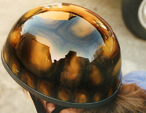 Airbrush helm Airbrush Design auf Helm airbrush helm biker style schlidkroeten pamzer optik