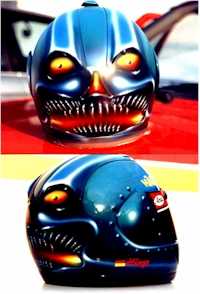 airbrush motorrad-Helm 