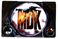 Airbrush-Design Acclaim - MDK auf Sony Playstation