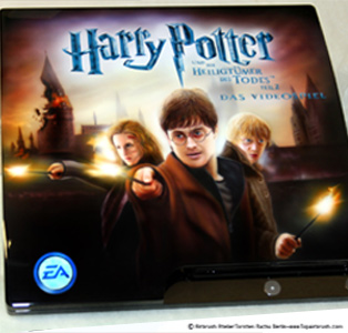 Harry Potter 7 playstation  3 airbrush bemalung