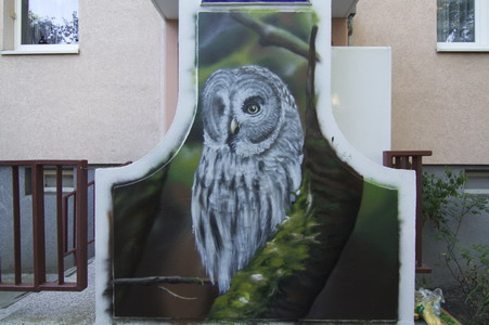  wandgestaltung mit airbrush