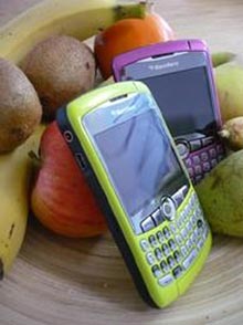 Airbrush Handy Airbrush Design auf Handy BlackBerry Curve 