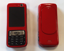 AirbrushHandy Airbrush Design auf Handy Nokia N78