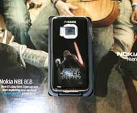 Airbrush Handy Airbrush Design auf Handy Nokia N81 StarWars