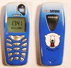 Airbrush Handy Airbrush Design auf Handy Nokia Eisb&auml;ren
