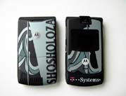 Airbrush Handy Airbrush Design auf Handy Motoroller V3Razar Shosholoza