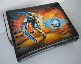 Airbrush Design Timeshift auf XBox360