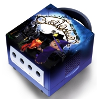 Airbrush Design Castle Ween auf Nintendo Gamecube