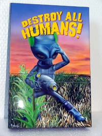 Airbrush Design Destroy all Humans auf Sony Playstation two_PS2