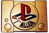 Airbrush-Design Spielkonsole 1-Millionste Playstation