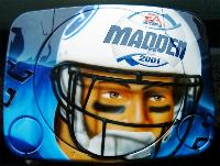 Airbrush Design NHL 2001 Madden  auf Sony Playstation One_PS