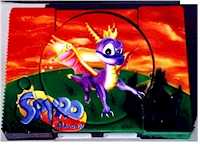 Airbrush-Design SPYRO The Dragon auf Sony Playstation_PSX